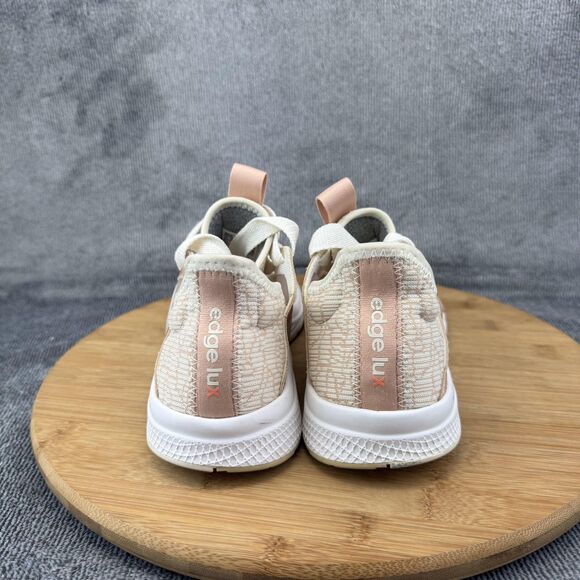 Adidas Edge Lux Bounce Running Shoes Womens Size 6.5 Pink White Mesh Athletic - Picture 4 of 10